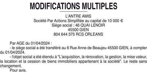 Contenu publication