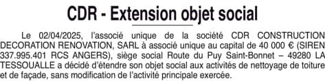 Contenu publication