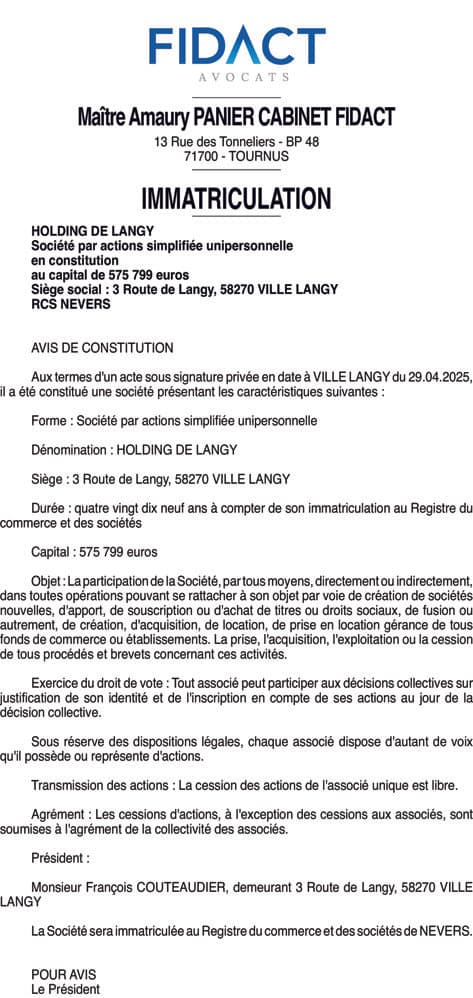 Contenu publication