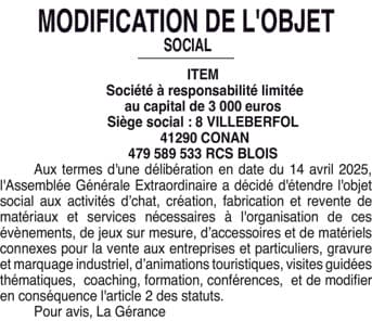 Contenu publication