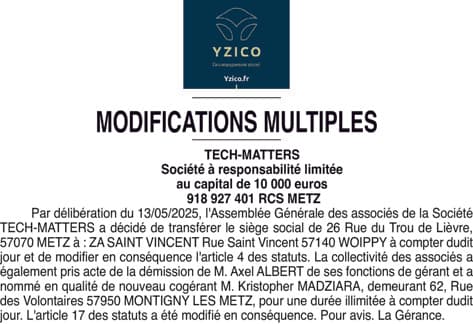 Contenu publication