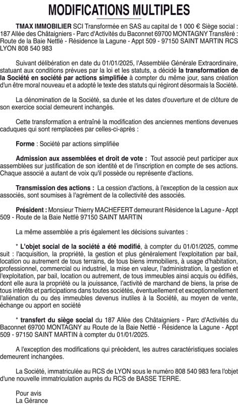 Contenu publication