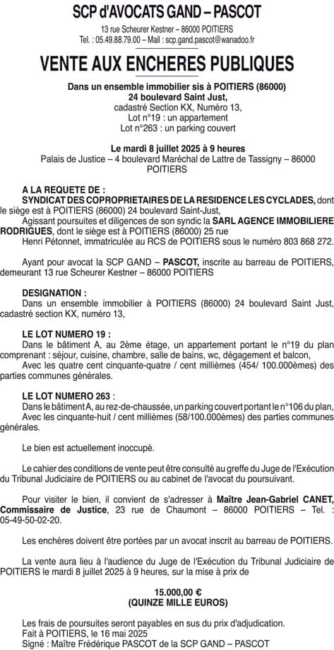 Contenu publication