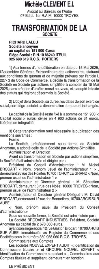 Contenu publication