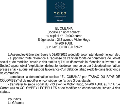 Contenu publication