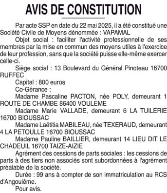 Contenu publication