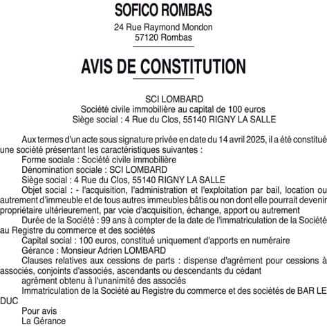 Contenu publication