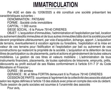 Contenu publication