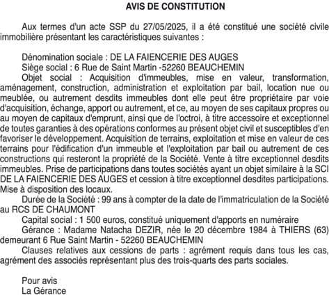 Contenu publication