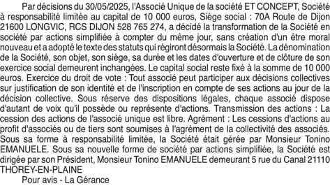Contenu publication