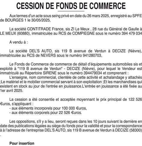Contenu publication
