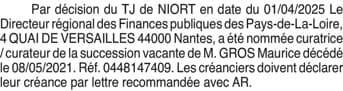 Contenu publication