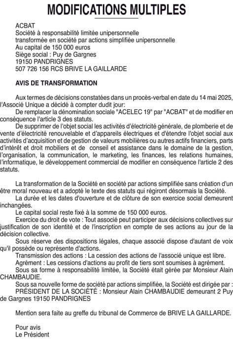 Contenu publication