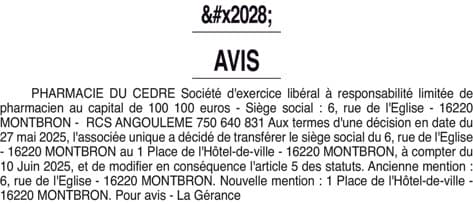 Contenu publication