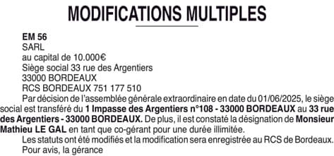 Contenu publication