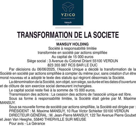 Contenu publication