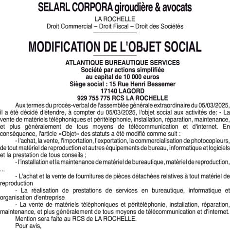 Contenu publication