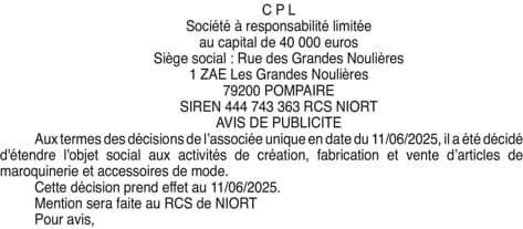 Contenu publication