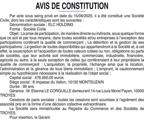 Contenu publication