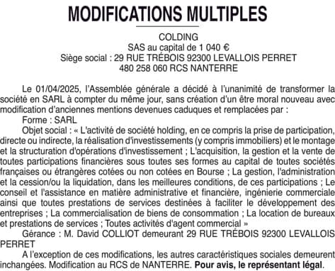 Contenu publication