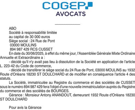 Contenu publication