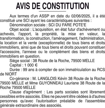 Contenu publication
