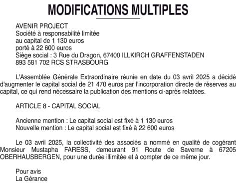 Contenu publication
