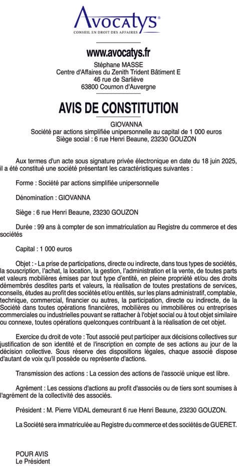 Contenu publication