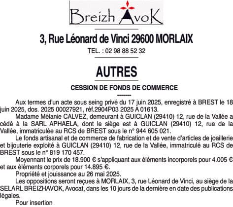 Contenu publication