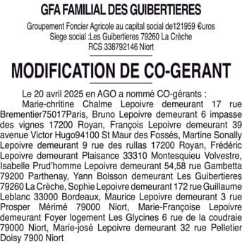 Contenu publication
