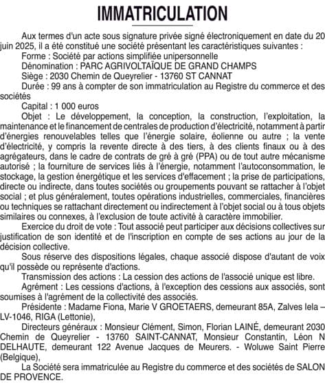 Contenu publication