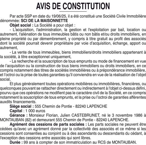 Contenu publication