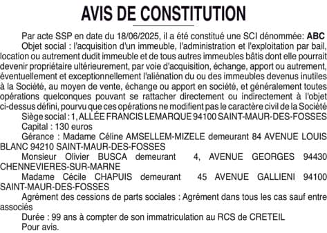 Contenu publication