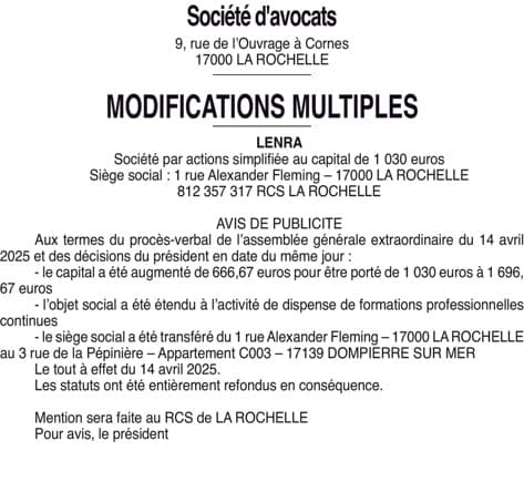 Contenu publication