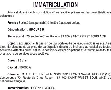 Contenu publication