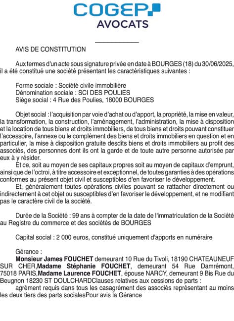 Contenu publication