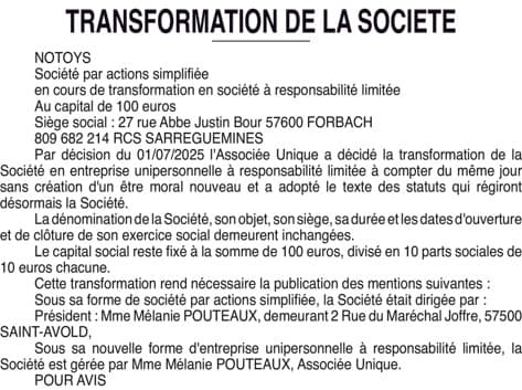 Contenu publication