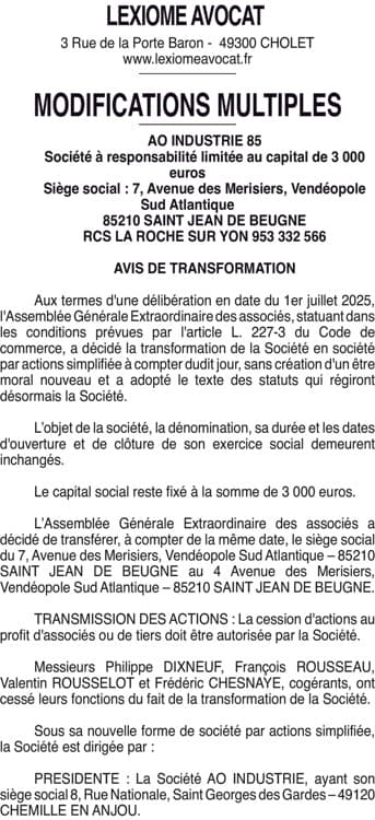 Contenu publication