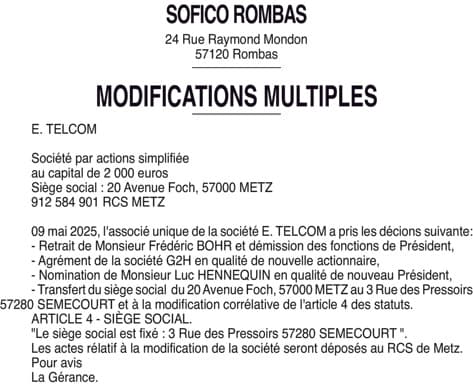 Contenu publication
