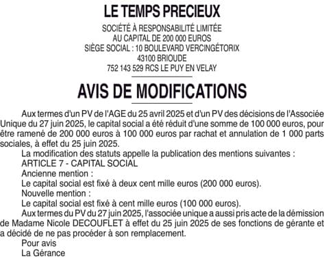 Contenu publication