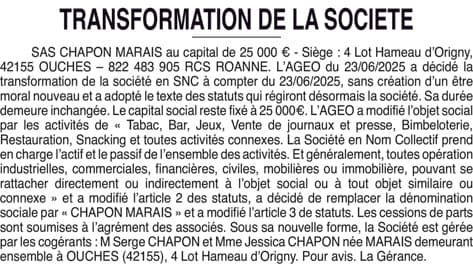 Contenu publication