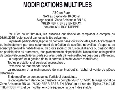 Contenu publication