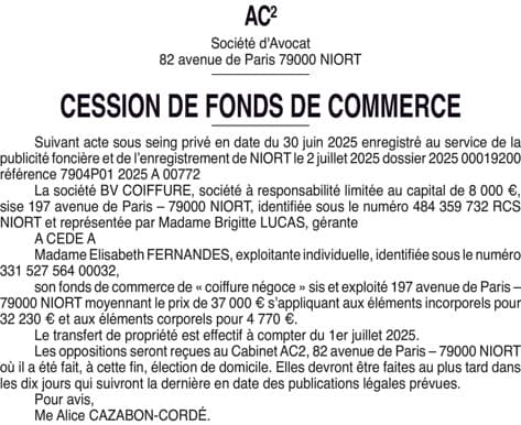 Contenu publication