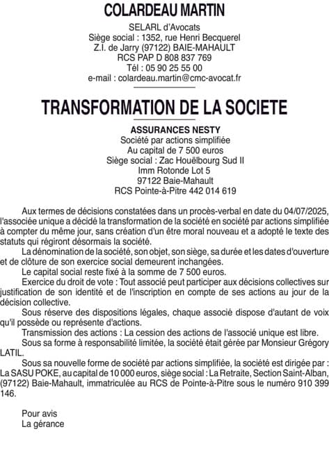Contenu publication