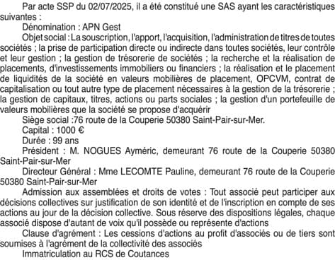 Contenu publication
