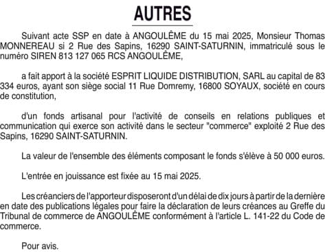 Contenu publication