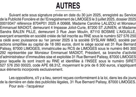 Contenu publication