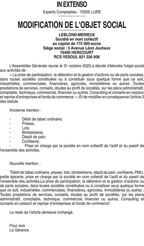 Contenu publication