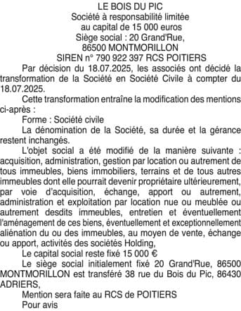 Contenu publication
