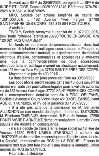 Contenu publication